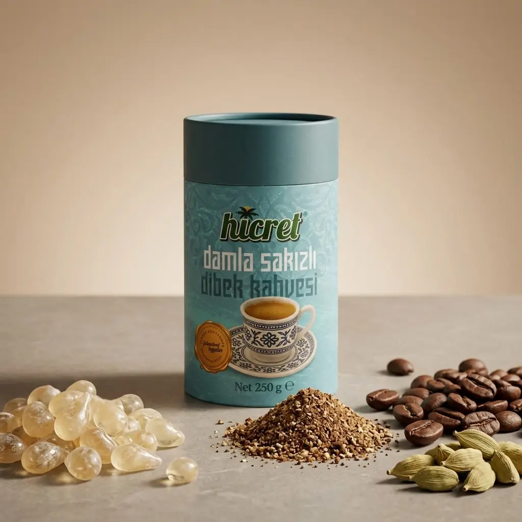 Damla Sakızlı Dibek Kahvesi 250 Gr