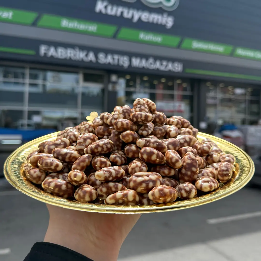 Çikolatalı Badem Draje Pütürlü