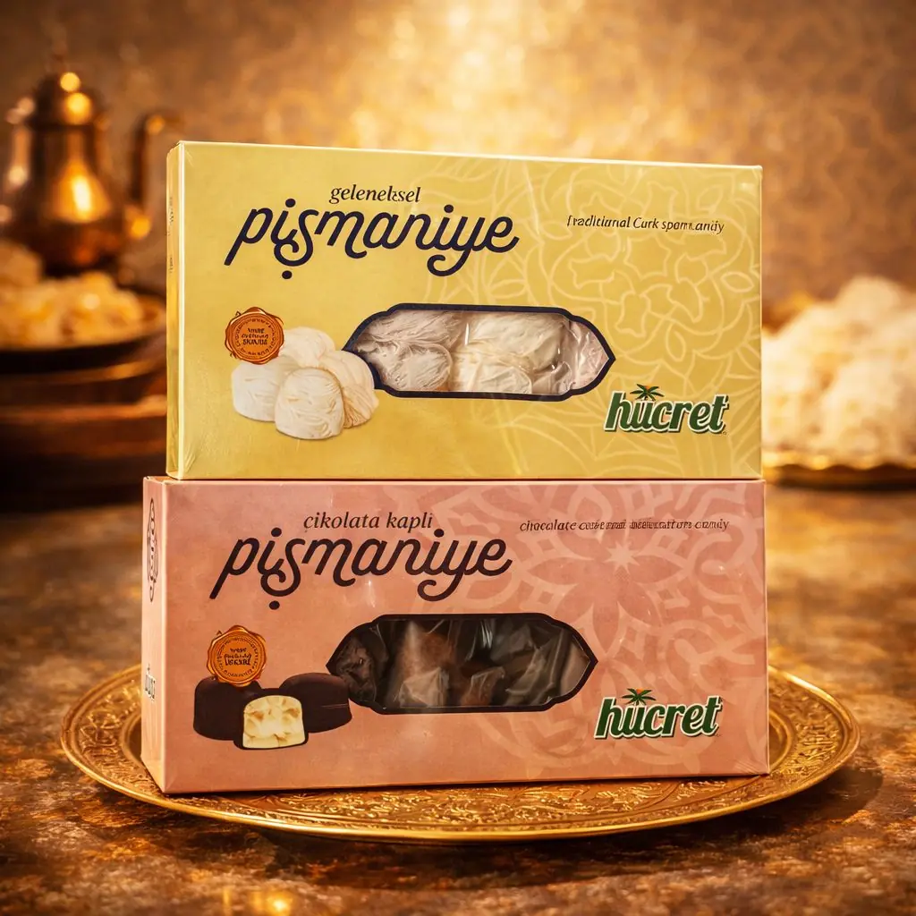 Çikolata Kaplı Pişmaniye ve Sade Pişmaniye