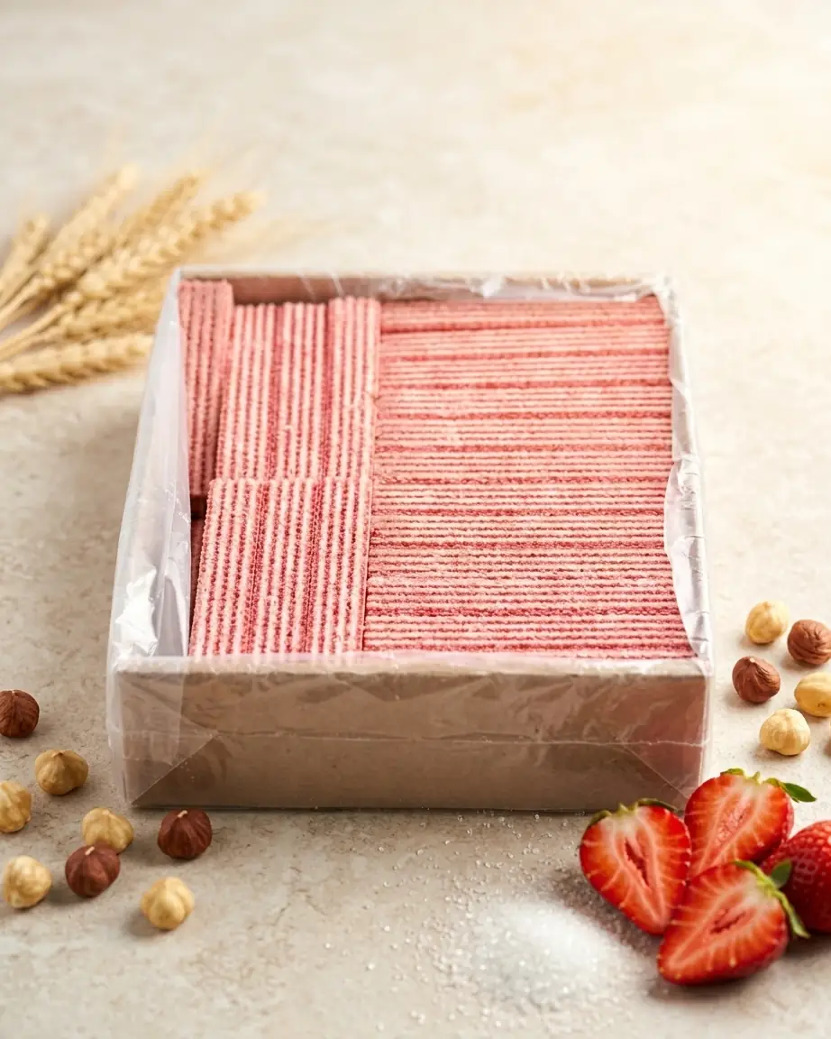 Çilek Aromalı Gofret
