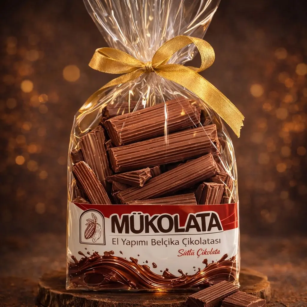 Mükolata El Yapımı Sütlü Çikolata Mini 500 Gr